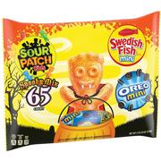 Sour Patch Kids, Swedish Fish, & Oreo Minis Spooky Mix, 38.72oz, 65pc