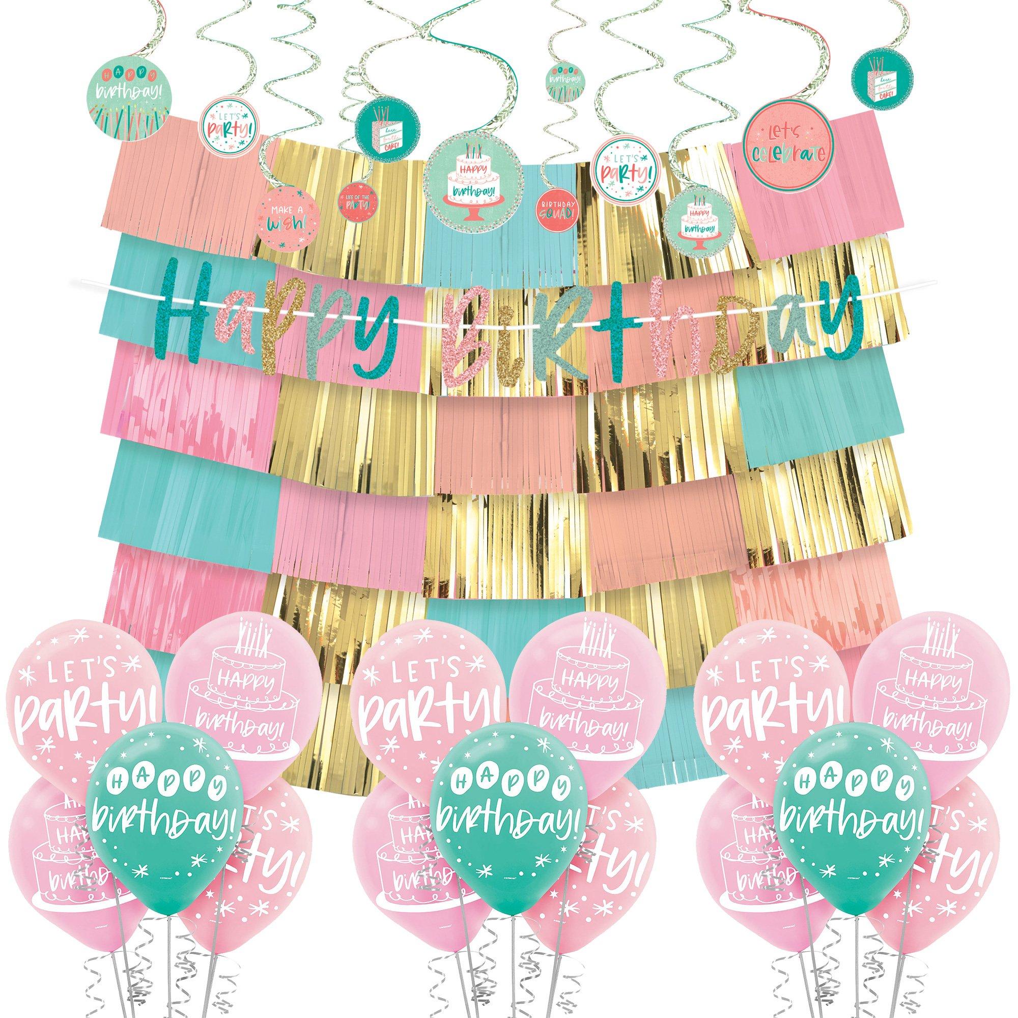 Happy Cake Day Birthday Room Decorating Kit Deluxe | Party City