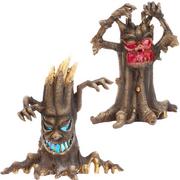 Light-Up Haunted Tree Resin Decorations, 8in, 2pc - Gerson International