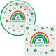 Happy St. Patrick's Day Lunch Plates (9in) & Lunch Napkins (6.5in) for 30 Guests