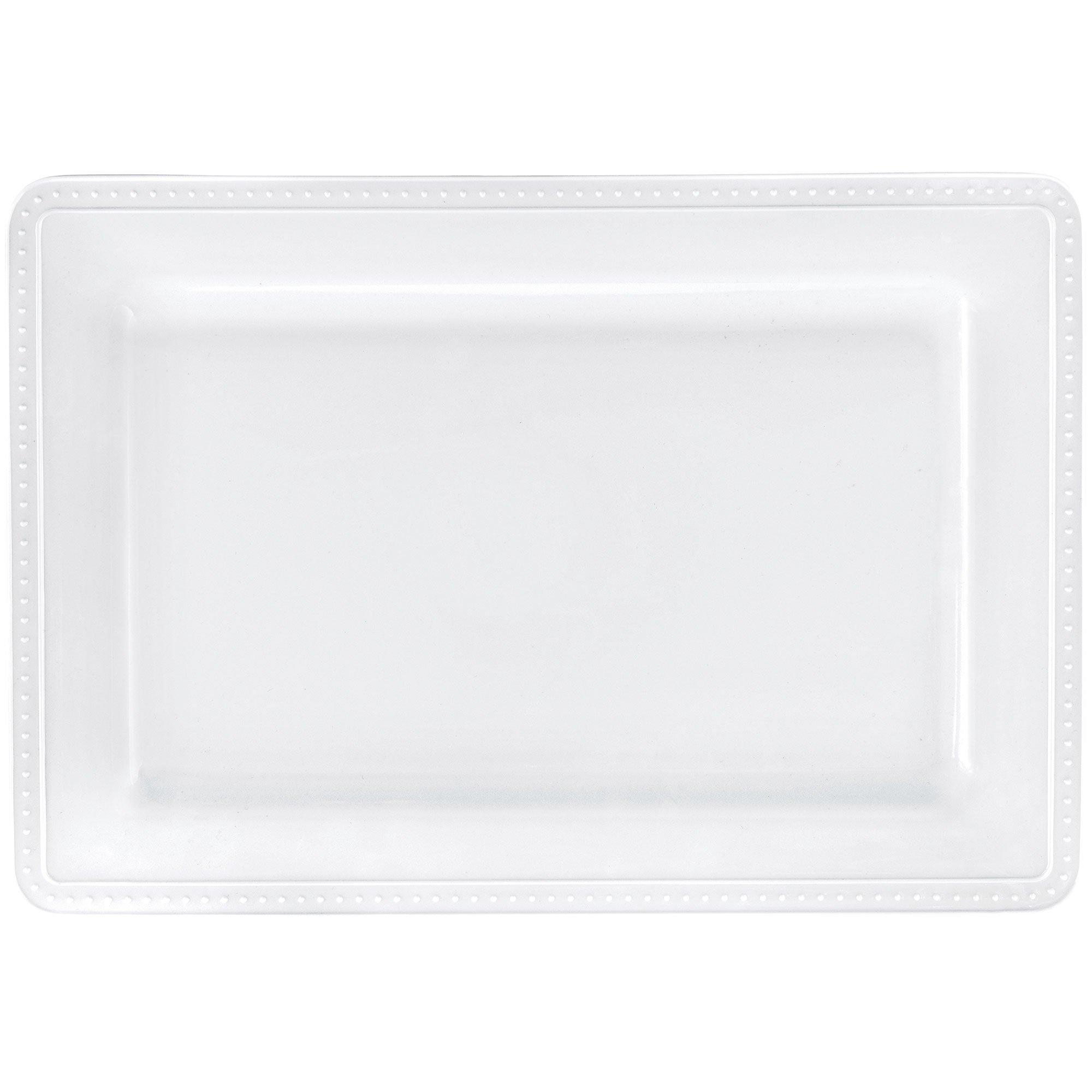 White melamine clearance tray