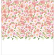 Pink Floral Baby Canvas Scene Setter, 5.4ft x 5.1ft