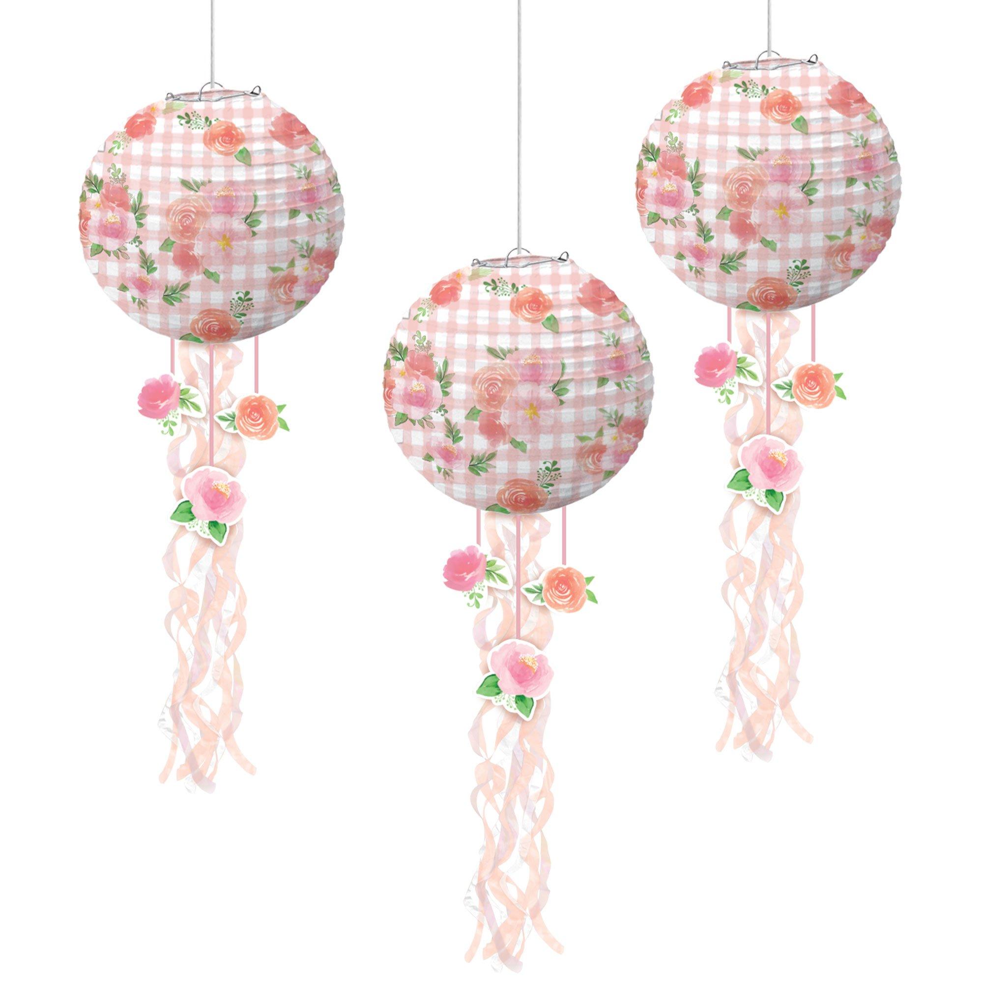 Oh Baby! Girl Baby Shower Table Decorations, 9ct