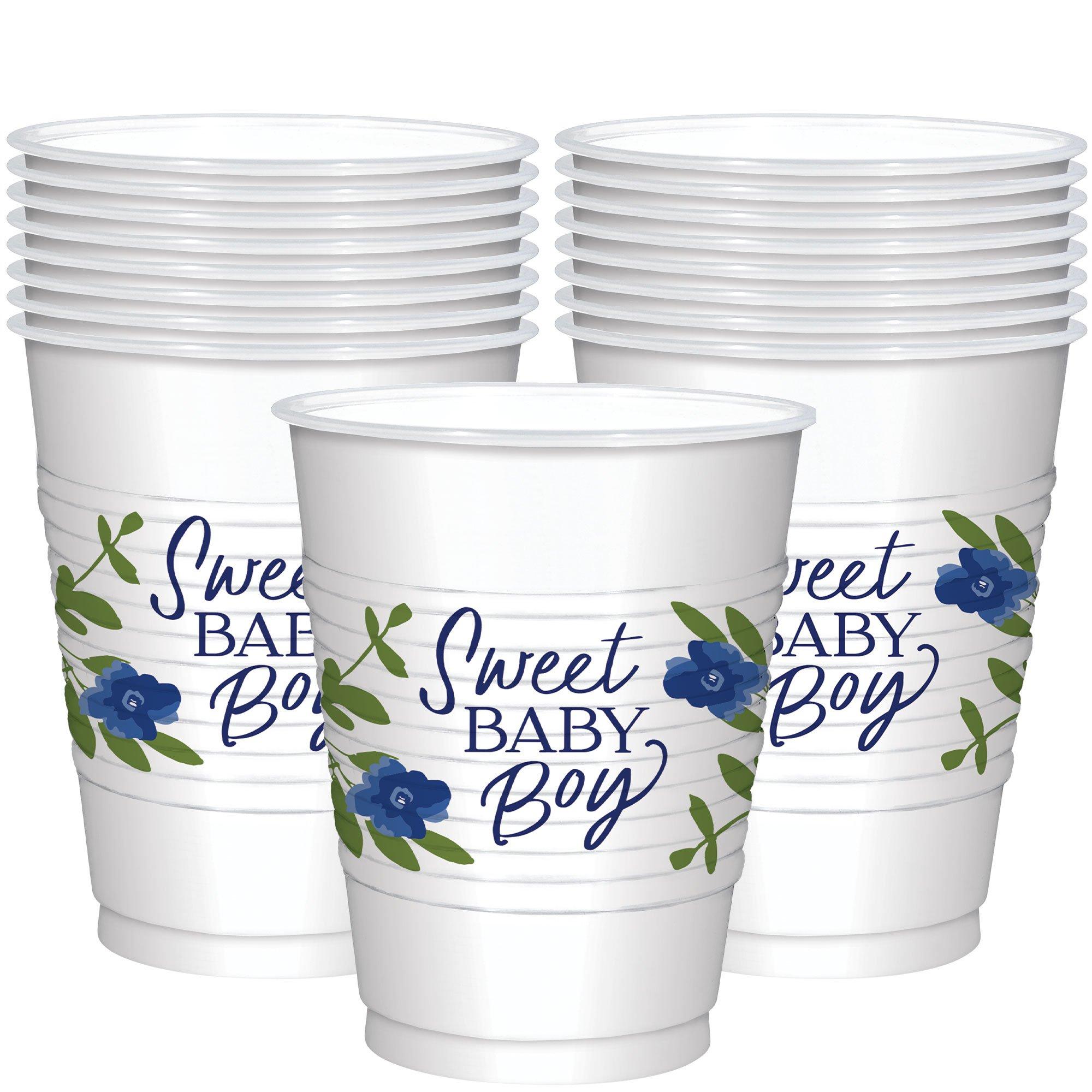 Ribbed Plastic Cups 