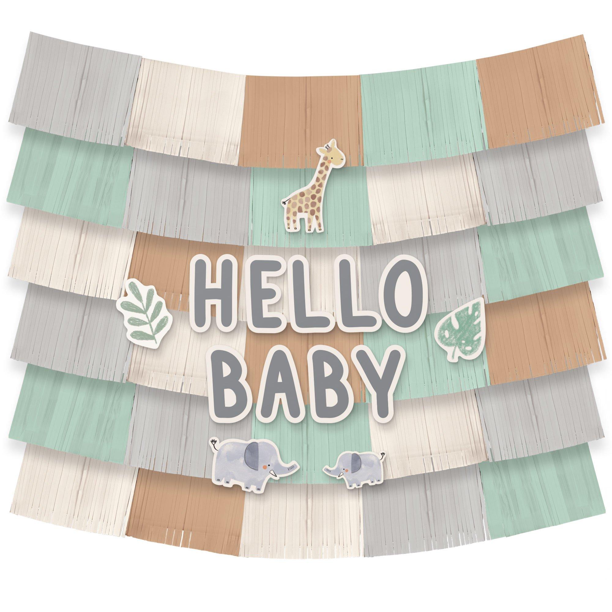 70 Stück Babyparty Konfetti Aus Holz – Mit Baby-Buchstaben, Blättern, Herzen & Punkten