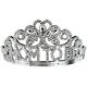 Silver Mom To Be Baby Shower Tiara