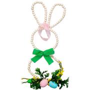 Beaded Easter Bunny Hanging Decoration, 14in