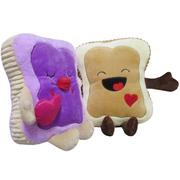 Valentine's Day Peanut Butter & Jelly Bread Plush, 13in x 9in
