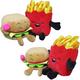 Valentine's Day Hamburger & Fries Plush, 15in x 9in