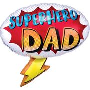 Superhero Dad Father's Day Foil Balloon Bouquet, 13pc