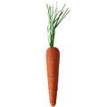 Rope Carrot Decorations, 9in, 6ct