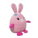 Pink Winking Bunny Plush, 4in x 6in