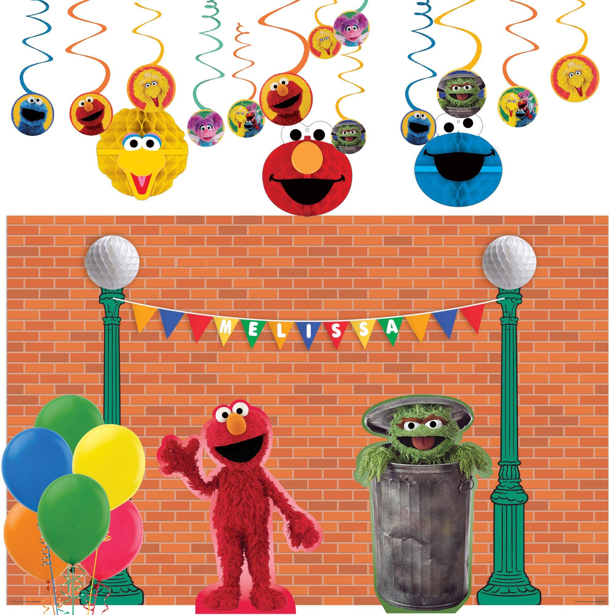 Sesame Street Honeycomb Decorations - 3ct - Party On!