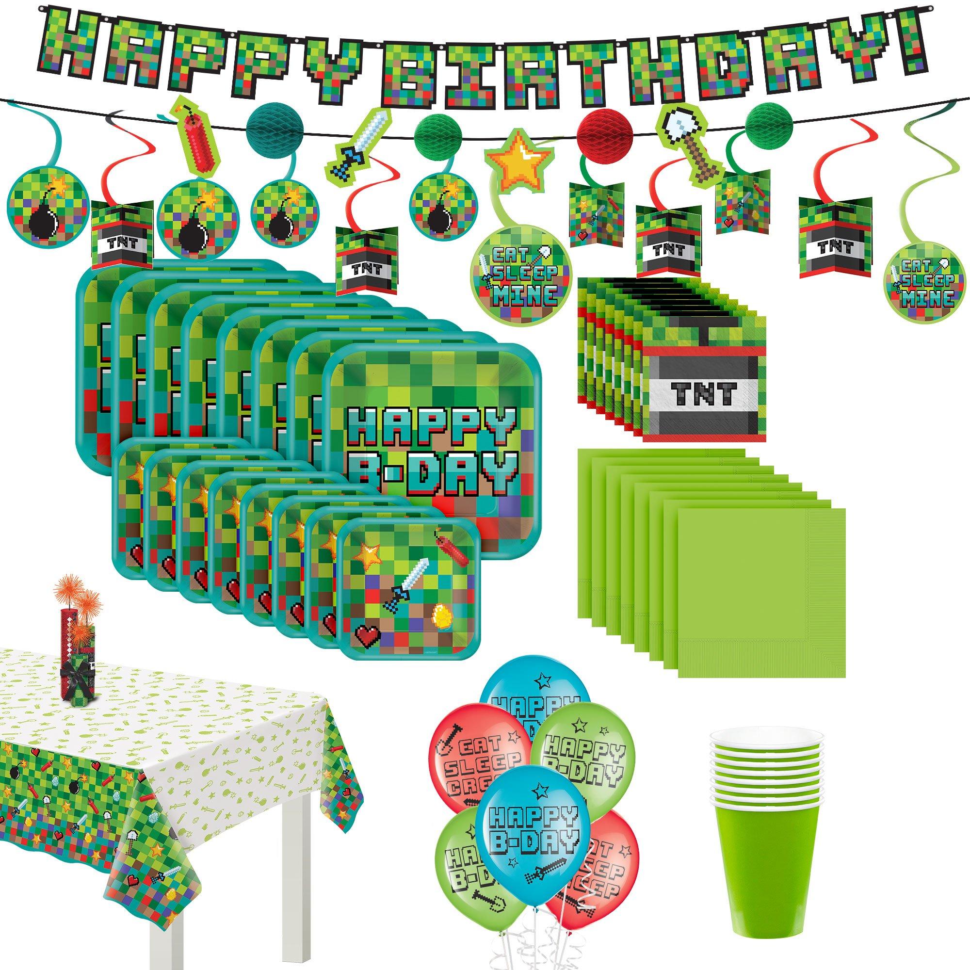 Pixelated Party Supplies