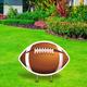 Birthday Marquee & Football Icons Corrugated Plastic Yard Sign Set, 3pc
