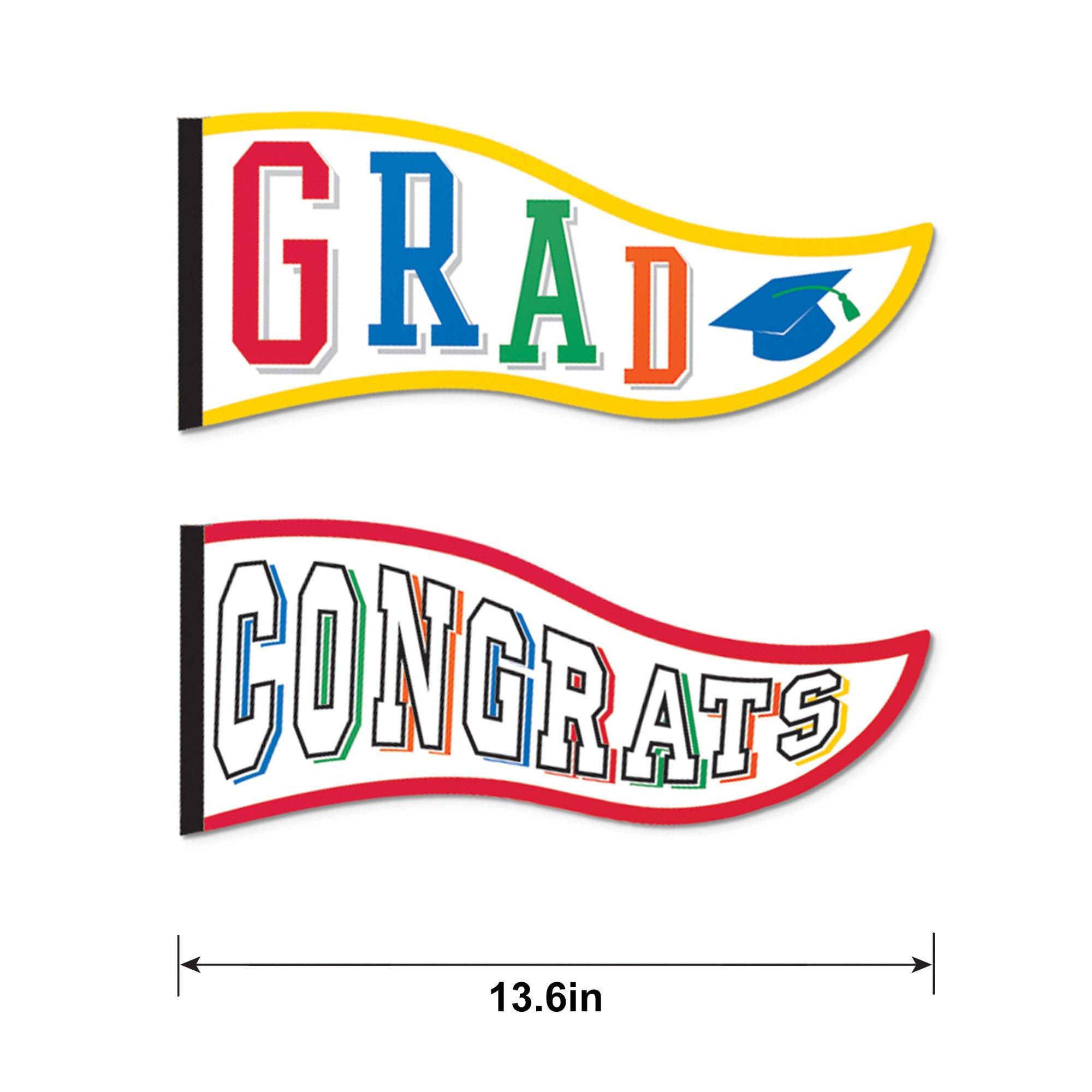 Multicolor Congrats Grad Room Decorating Kit, 10pc