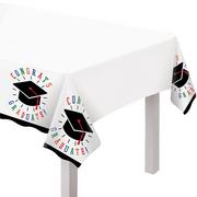 Day to Celebrate Graduation Plastic Table Covers, 54in x 84in, 3ct
