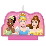 Glitter Disney Princess Wax Birthday Candle, 4.5in x 3in