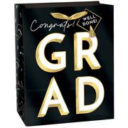 Congrats Grad Paper Gift Bag, 8in x 9.5in