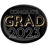 Celebrate the Grad 2023 Oval Paper Dinner Plates, 12in x 10in, 20ct
