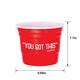 You Got This Party Cup Plastic Ice Bucket, 9.65in x 7.7in, 1.58gal