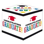 Multicolor Congratulations Graduate Cardstock Card Holder Box, 12in