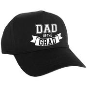 Black & White Grad Dad Baseball Cap