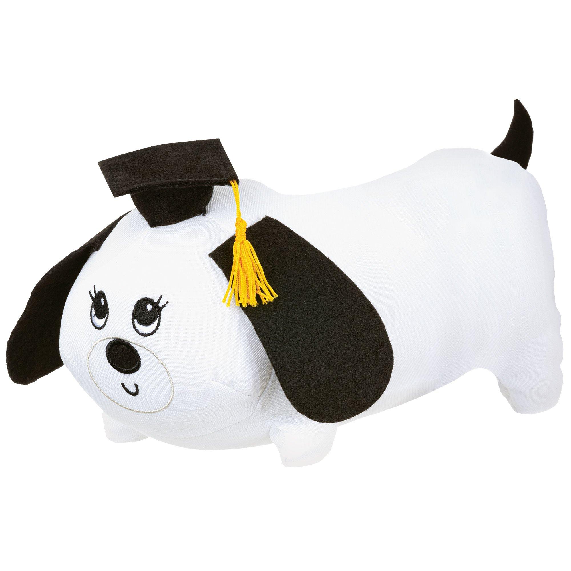 Graduation Autograph Pup Plush, 9in x 6in