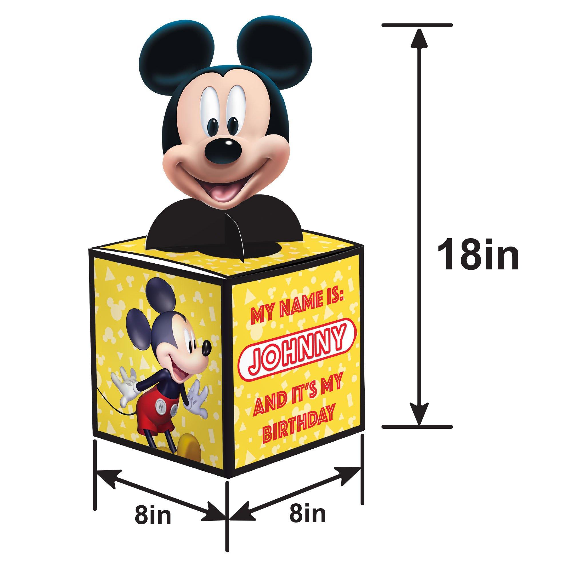 Mickey Mouse Forever Cardstock & Paper Table Decorating Kit, 6pc