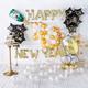 DIY Happy New Year Bubbly Balloon Backdrop Kit
