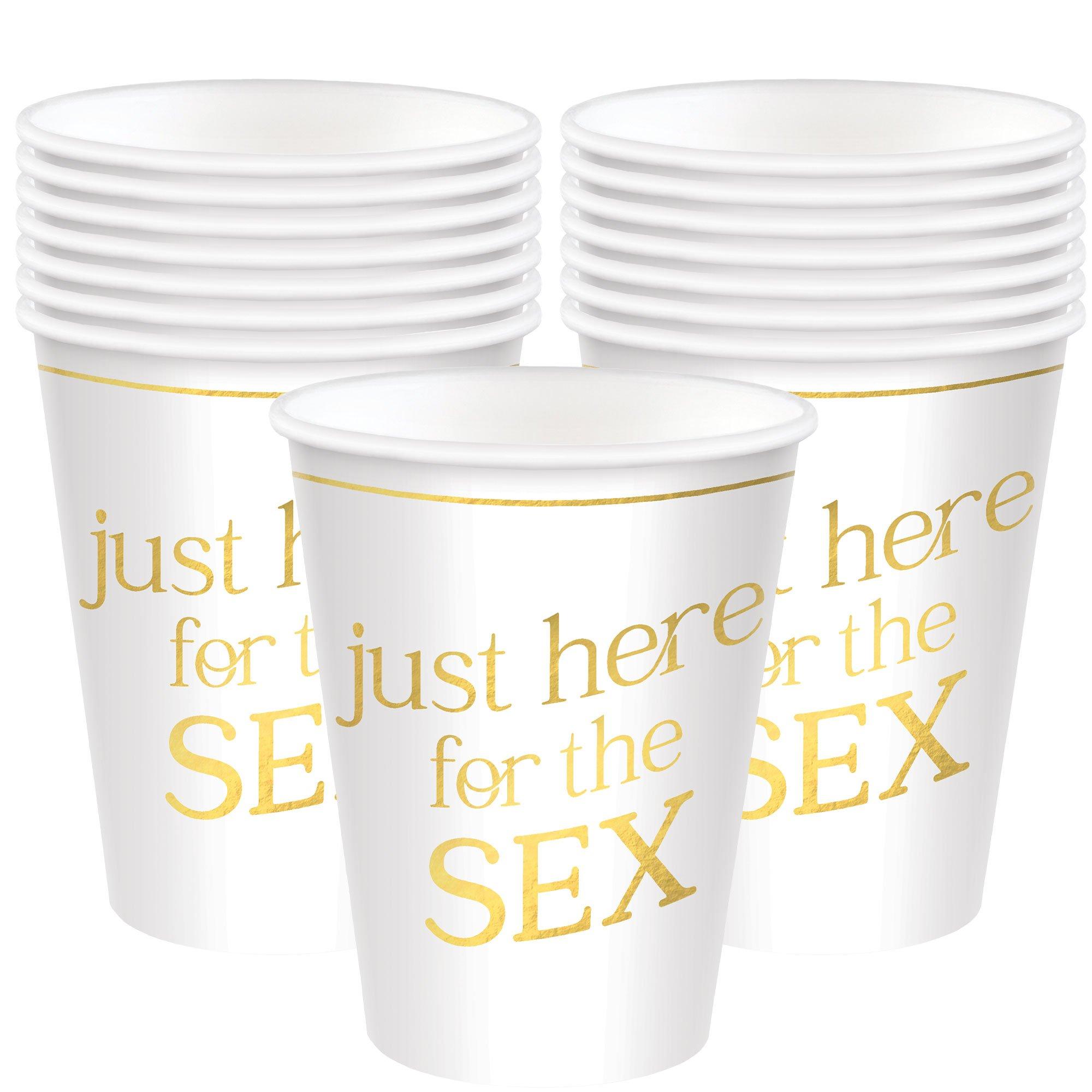 Here For The Sex Fancy Baby Gender Reveal Coffee Cup – SipHipHooray