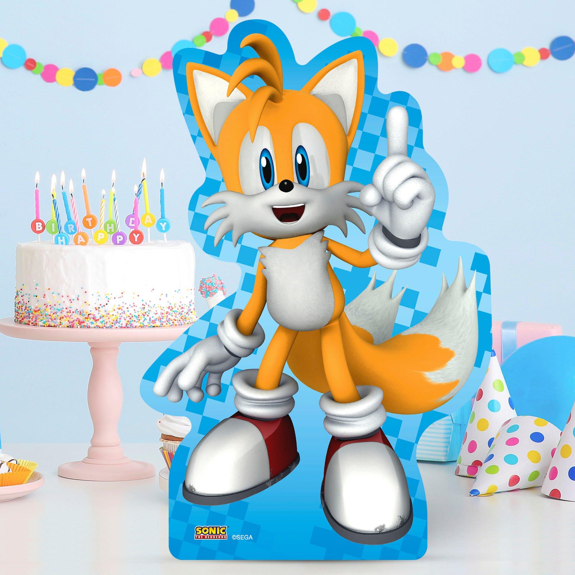 Sonic The Hedgehog Deluxe Birthday Cake Topper Set **BRAND NEW**