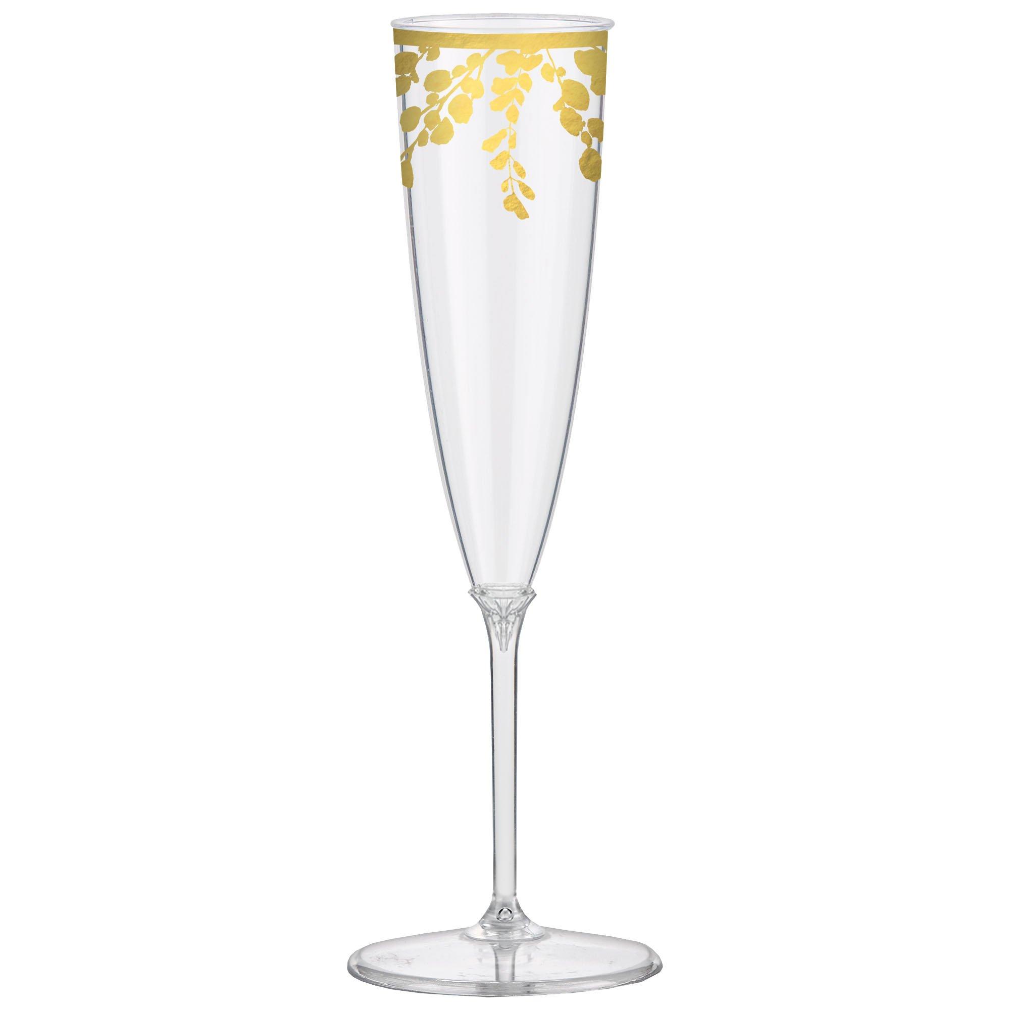 Waldspring Flute Champagne Plastique 50 Pcs, Coupe Champagne