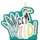 Get Wild Jungle Wax Birthday Candle, 3.4in x 3in