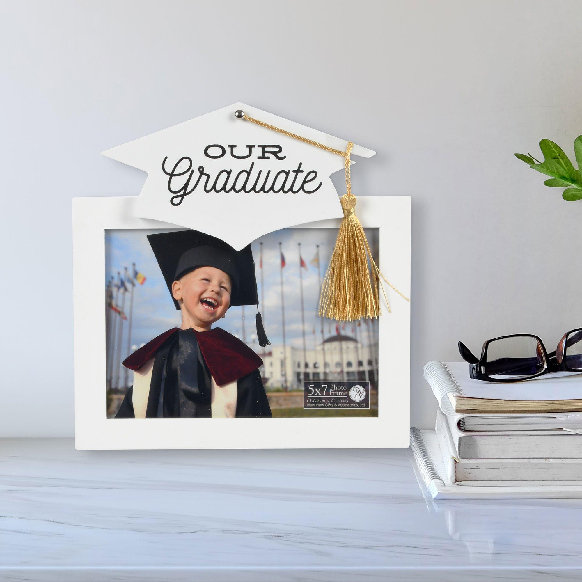 White Our Graduate MDF Photo Frame, 8in x 8in | Party City