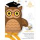 Wise Owl Graduation Foil Balloon, 30in x 29in