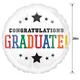 Multicolor Congratulations Graduate Foil Balloon, 28in - Graduation Brights