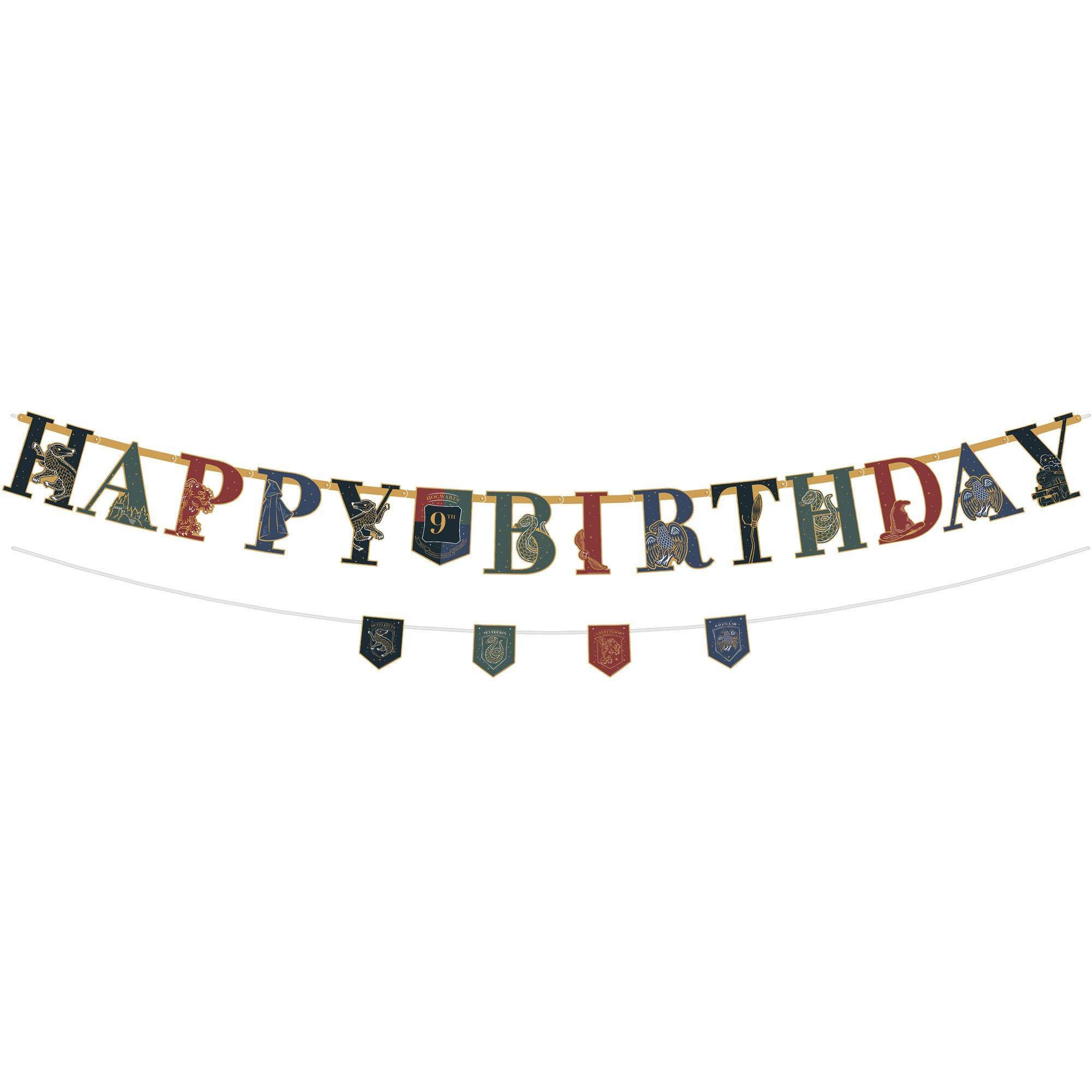 Hogwarts Harry Potter Birthday Party Banner - Custom Party Creations