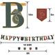 Hogwarts United Cardstock Birthday Banner Kit, 2ct - Harry Potter