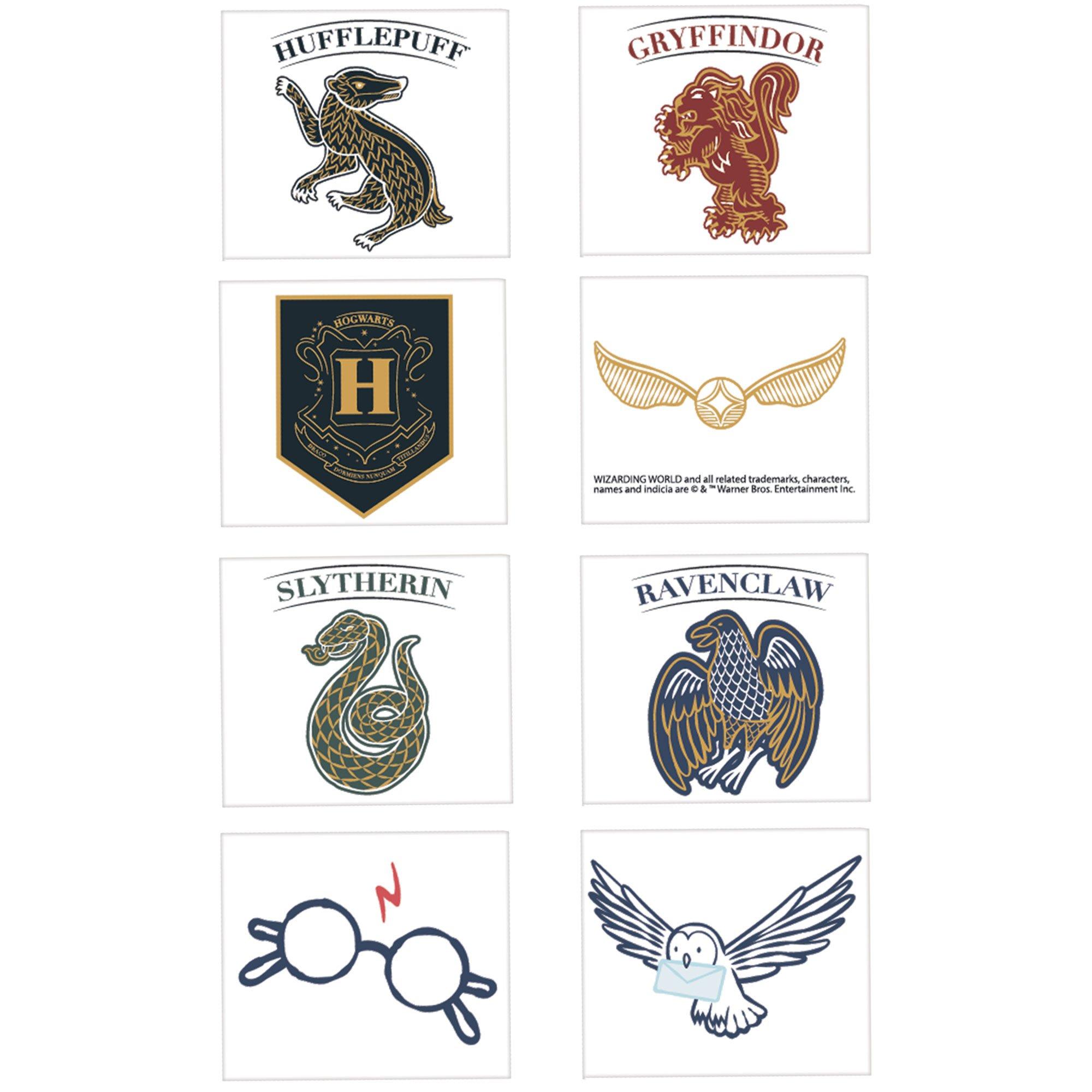 1 pack Harry Potter Tattoos (4 sheets/ 6 squares) Party Favors New In  Package