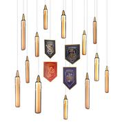 Metallic Hogwarts United Cardstock Hanging Decorations, 24ct - Harry Potter