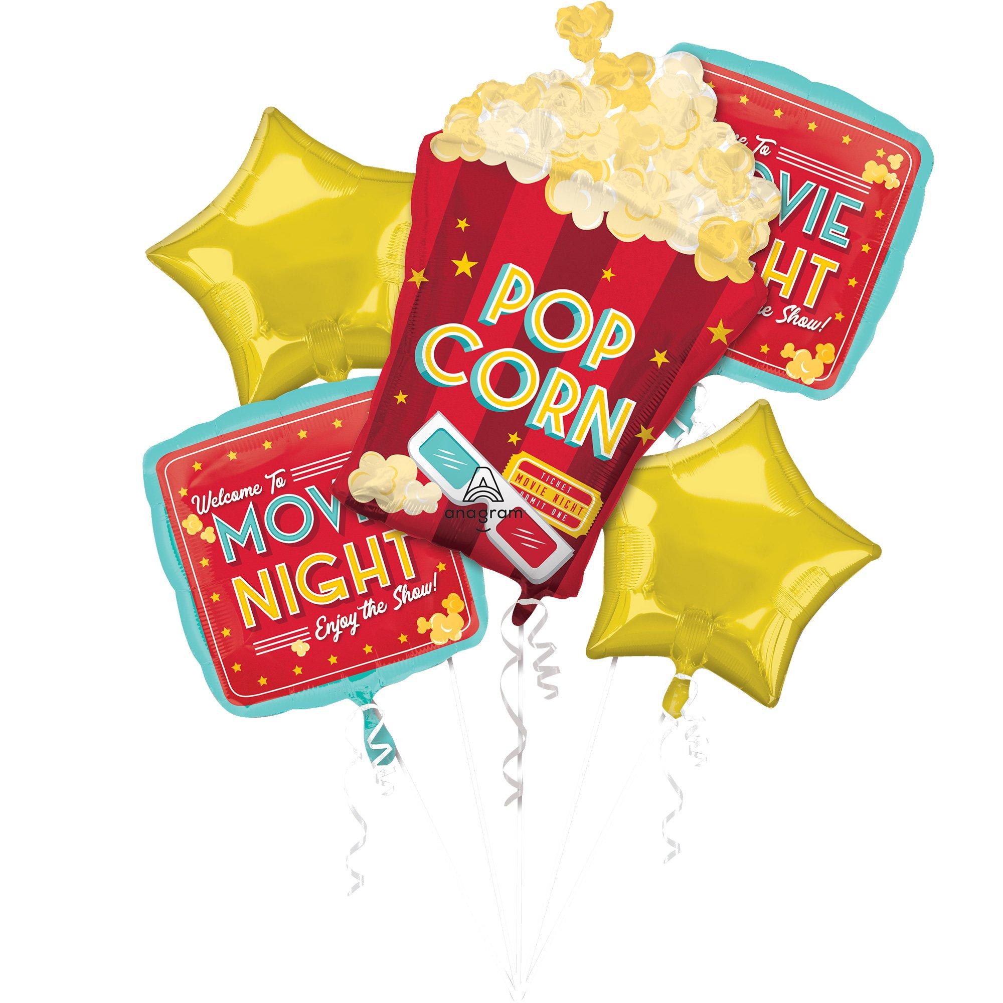 Movie Night Party Supplies Balloon Bouquet Decorations Hollywood