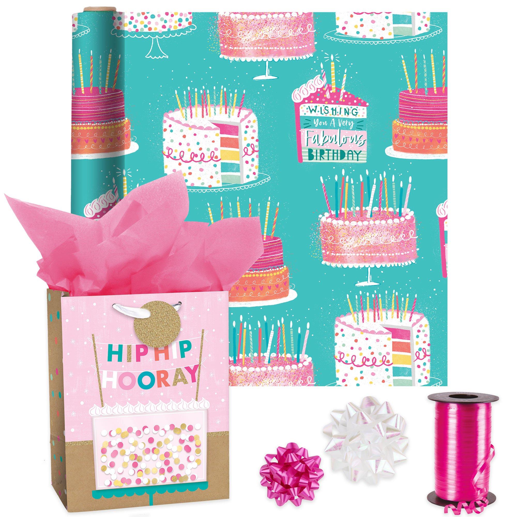 Mermaid Gift Bag & Wrap Kit, 6pc