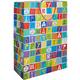 Happy Birthday Squares Gift Bag Kit, 4pc