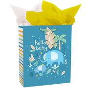 Hello Baby Jungle Gift Bag Kit, 3pc