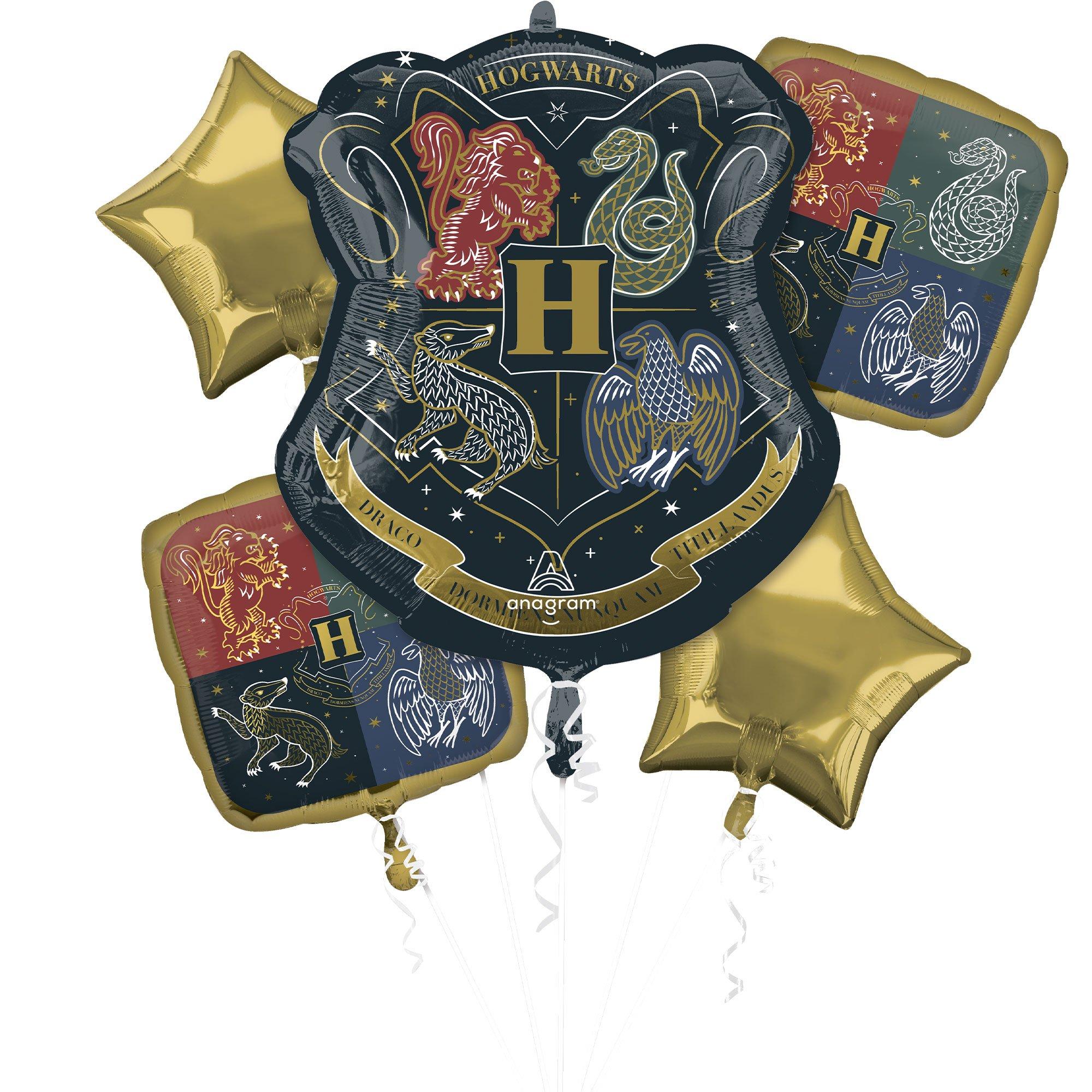 5 Pcs. Happy Birthday Harry Potter Balloons / 5 globos de Harry Potter