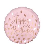 Blush Birthday Balloon Bouquet, 17pc