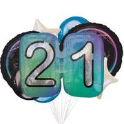 Finally 21 Birthday Balloon Bouquet, 8pc