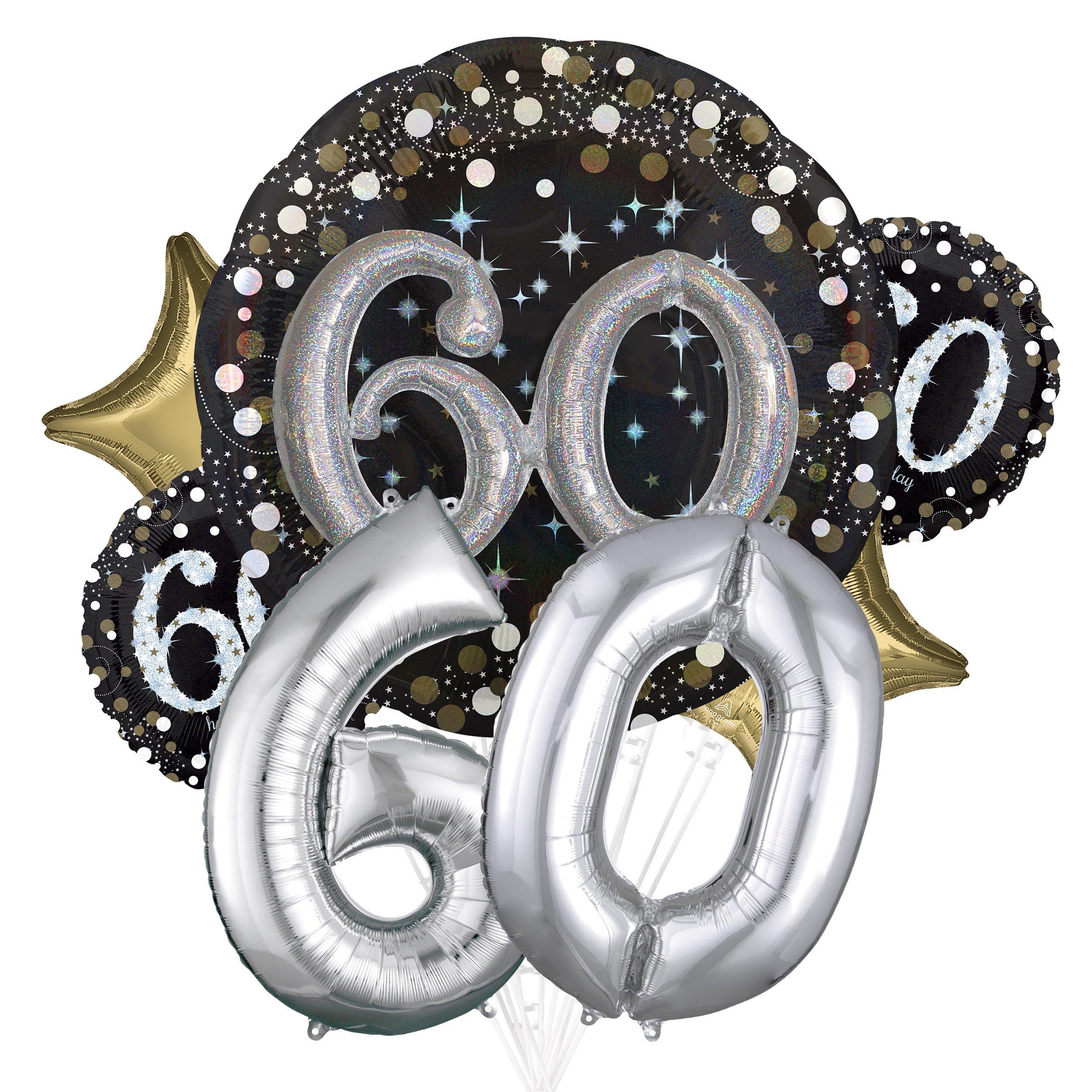 Ballons 30 ans Sparkling Celebrations x6