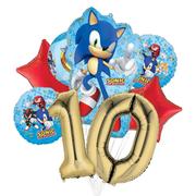 Sonic Birthday Balloon Bouquet, 8pc